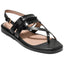 BLACK CROC PRINT LEATHER