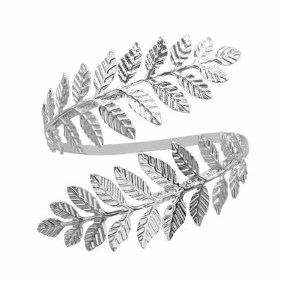 Silvertone Wreath Arm Cuff