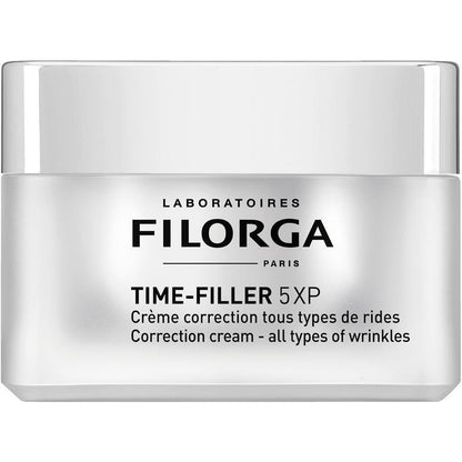 Filorga Time-Filler 5XP Anti-Aging Face Cream: Deep Hydration & Wrinkle Reduction for Dry Skin - Hyaluronic Acid, Peptide & Marine Fennel Formula