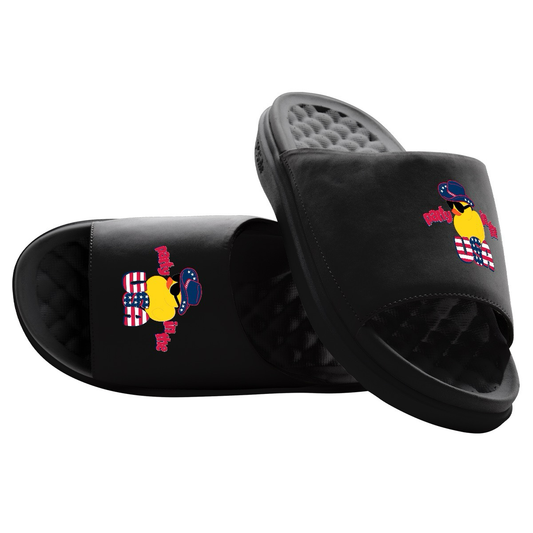 Party in the USA Rubber Duck Motive Slide Sandals