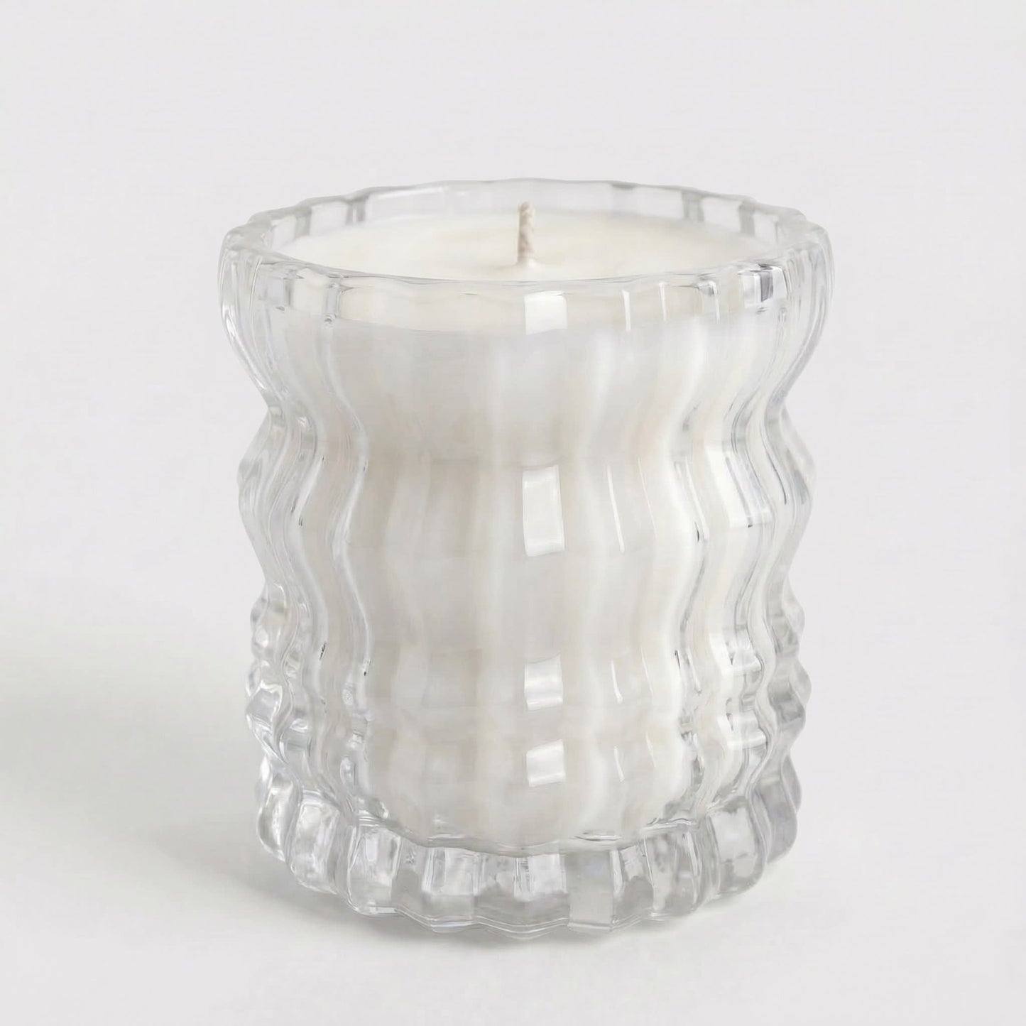 Auden Lueur Non-Toxic Candle in Textured Glass Vessel