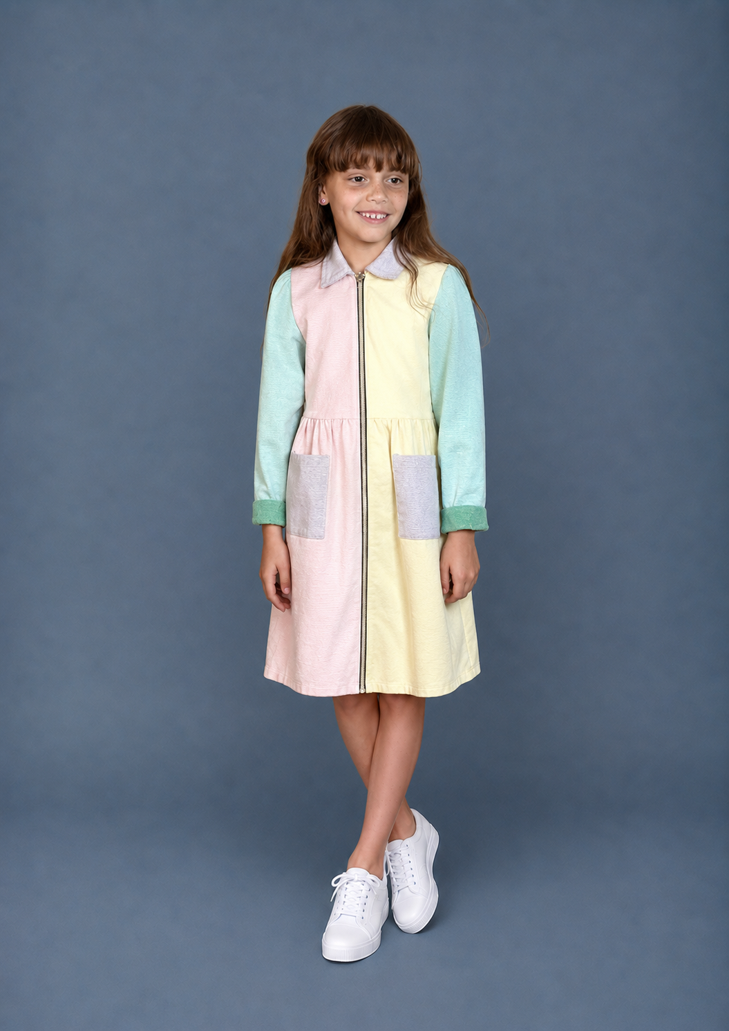 Pastel Jean Dress