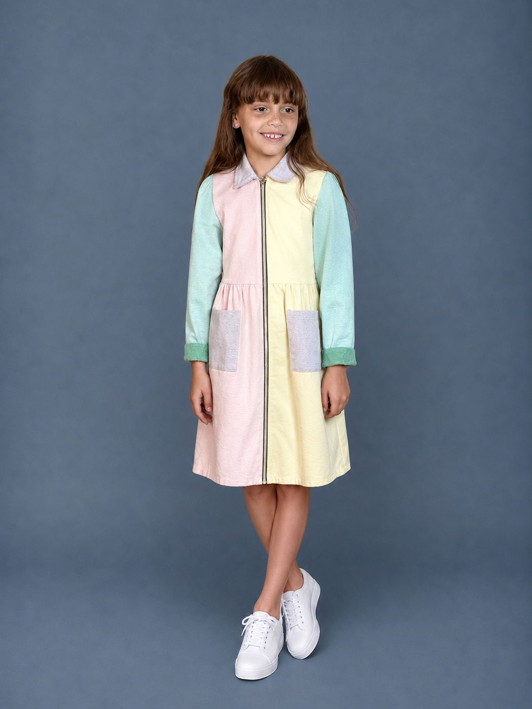 Pastel Jean Dress