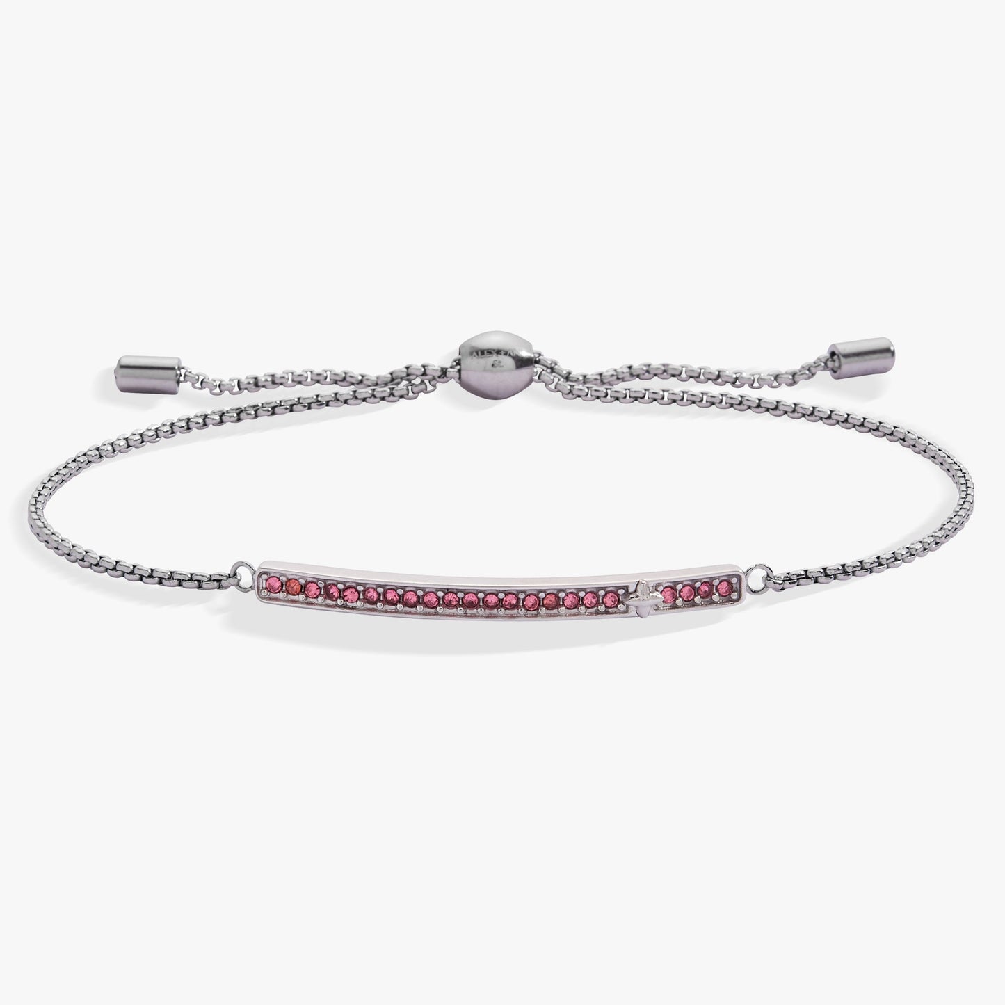 October Everyday Birthstone Pave Bolo Bracelet