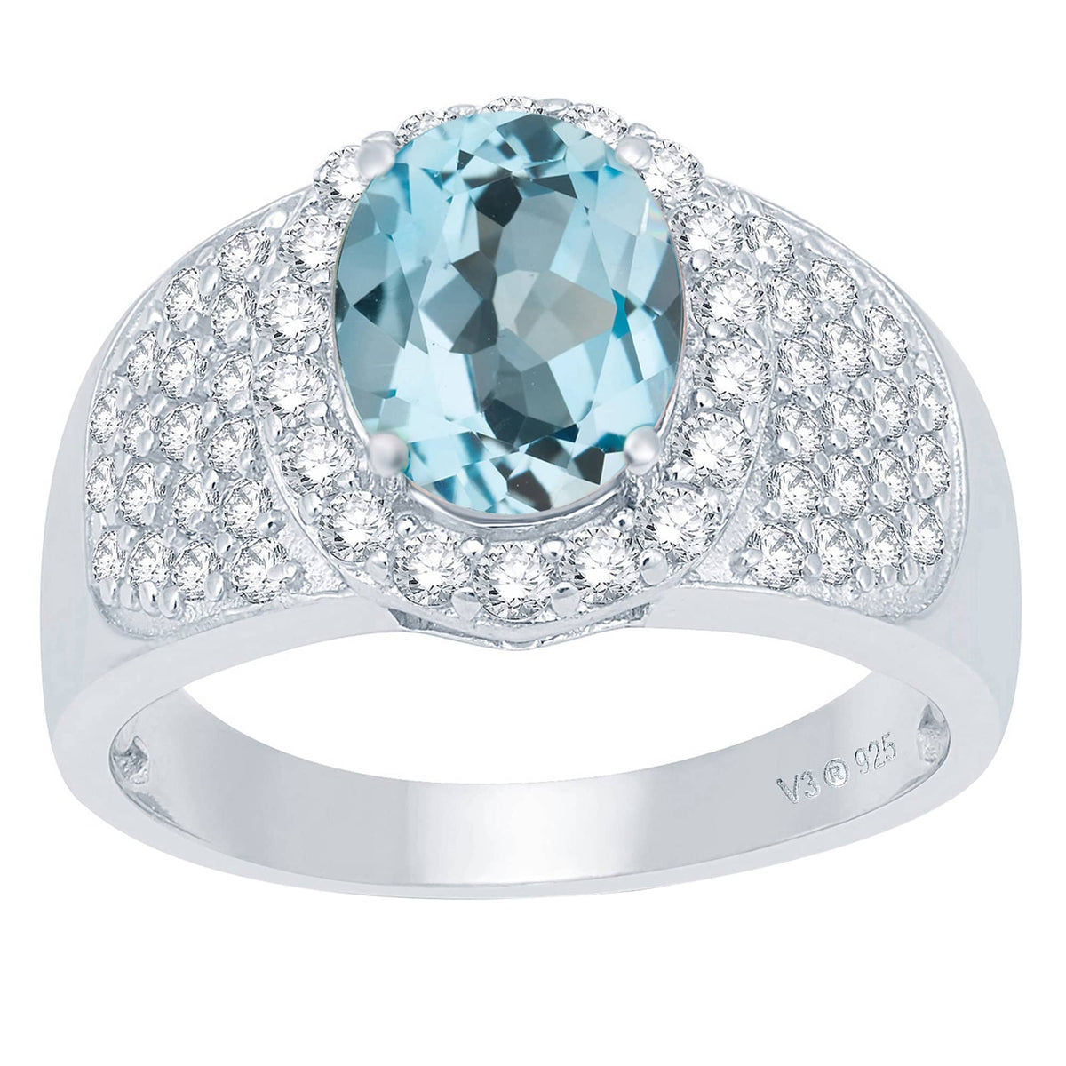 Blue, White-