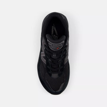 New Balance Preschool 990 V6 Black Metallic