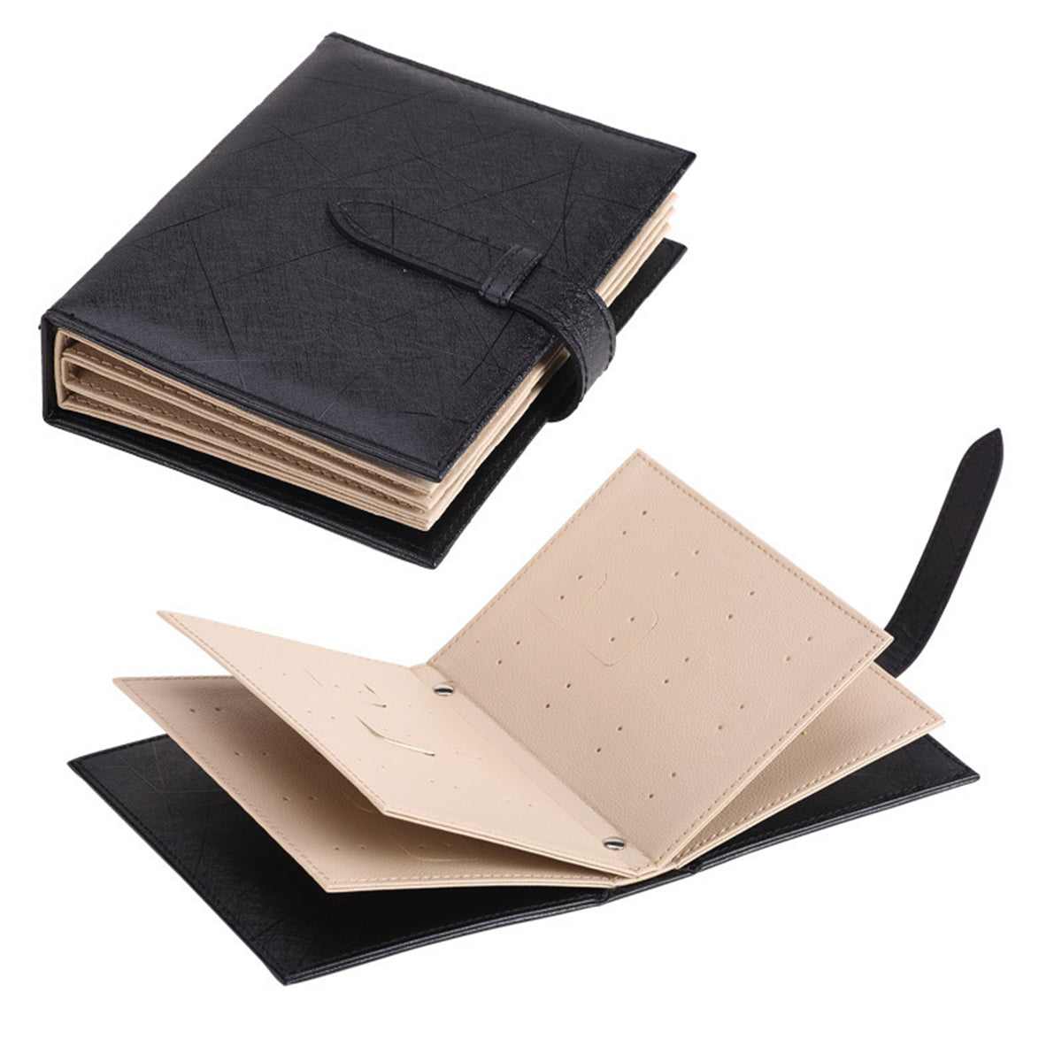 Black Notebook Earring Holder