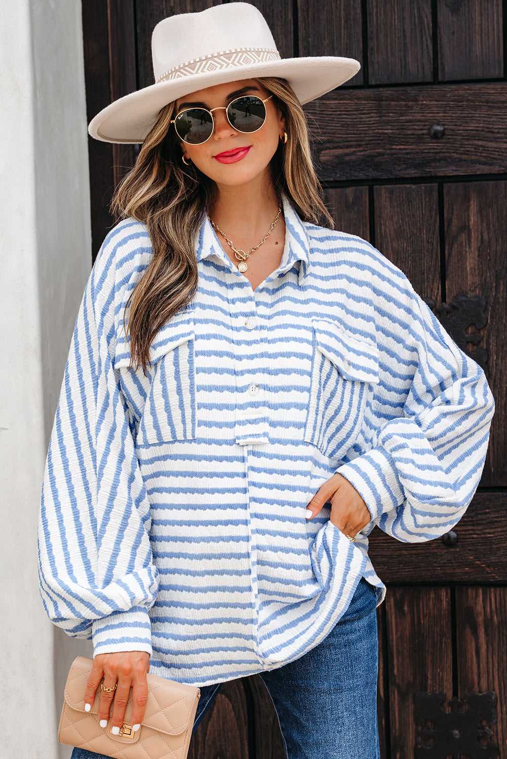 Leilani Chest Loose Fit Blouse