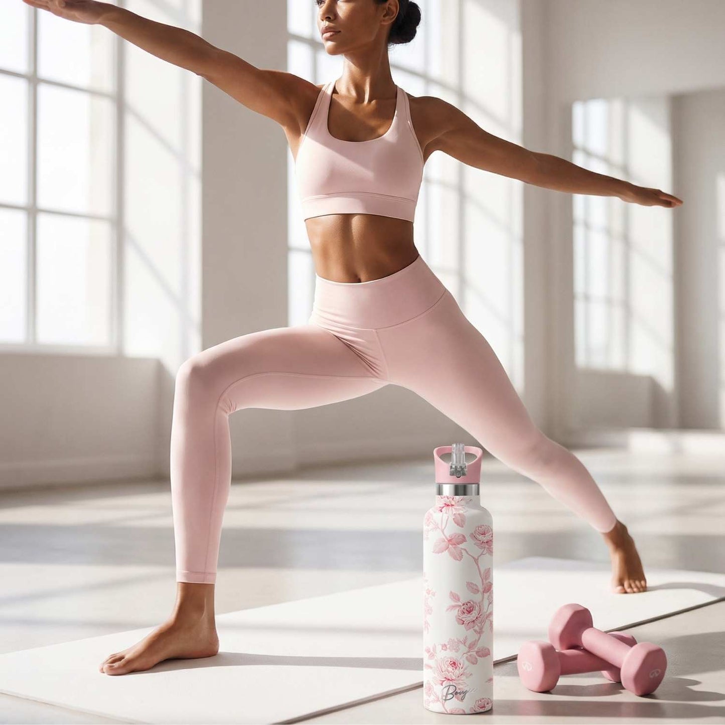 White & Pink-