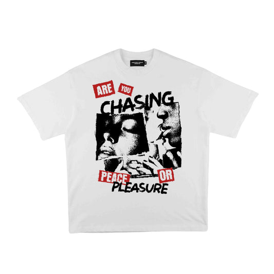 Compliments Peace or Pleasure White Vintage Shirt