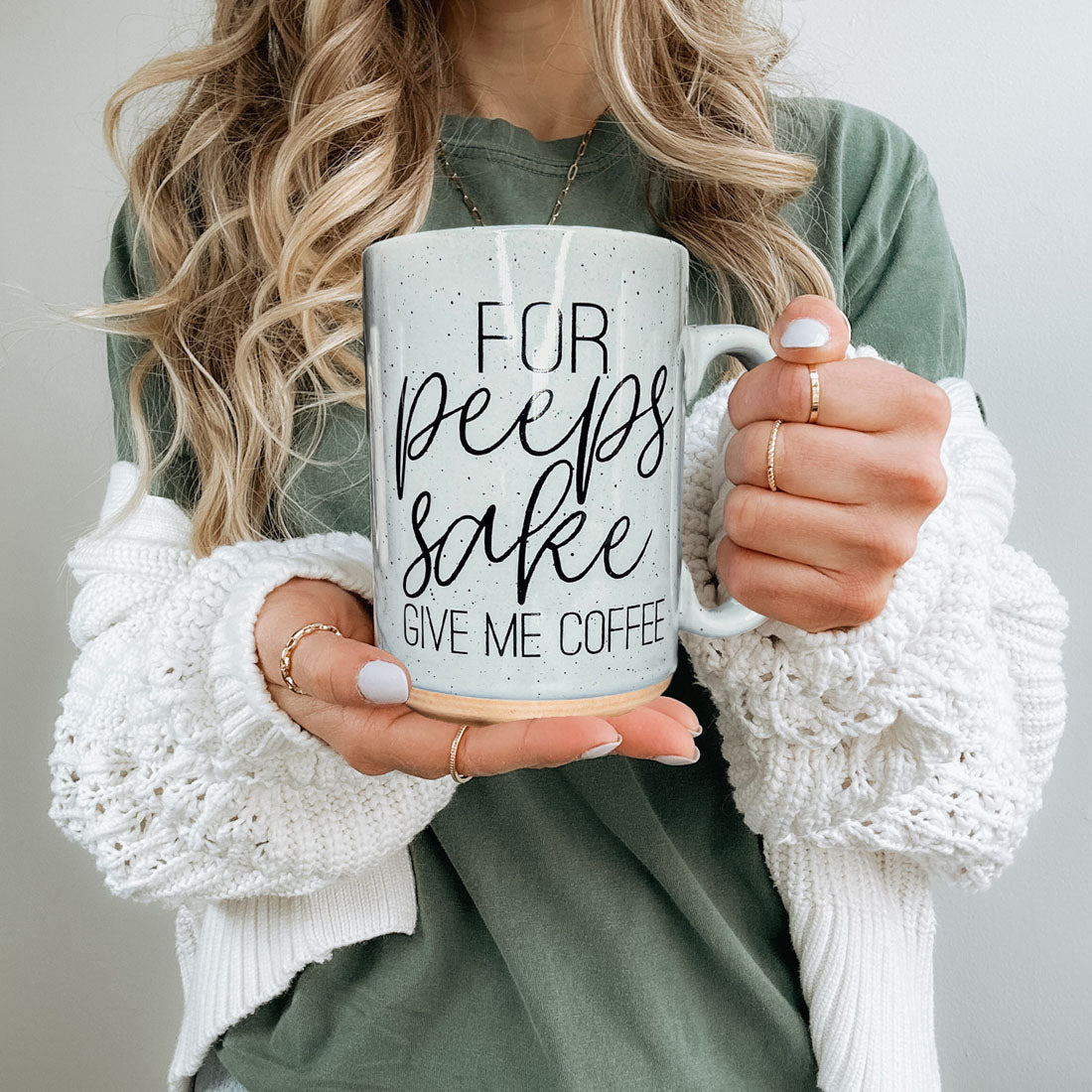 dishwasher safe coffee mug
speckled easter mug
modern easter mug
easter typography mug