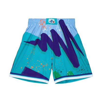 Mitchell & Ness Men's NBA Hyper Hoops Swingman Shorts - Charlotte Hornets 1992