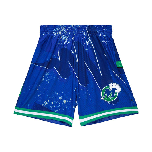 Mitchell & Ness Men's NBA Hyper Hoops Swingman Shorts- Dallas Mavericks 1998