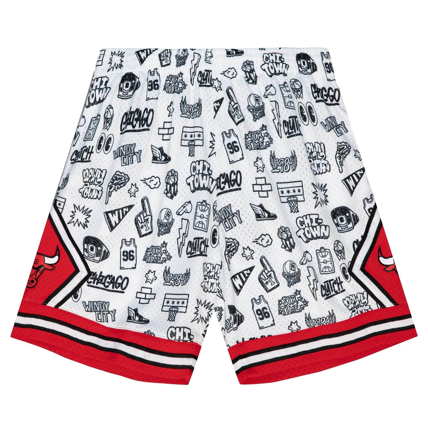 Mitchell & Ness NBA Doodle Swingman Shorts Chicago Bulls 1997