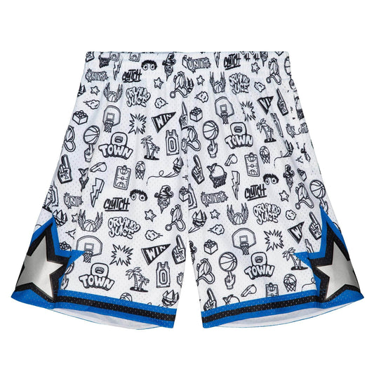 Mitchell & Ness NBA Doodle Swingman Shorts Orlando Magic 1994