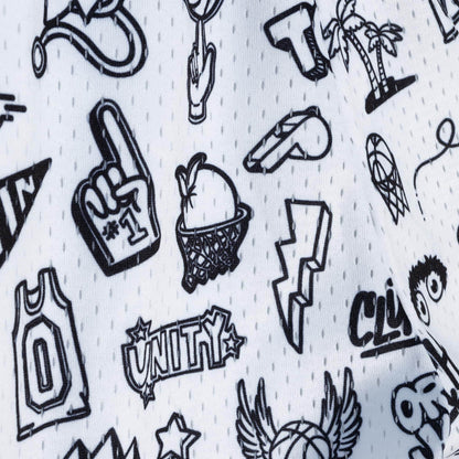 Mitchell & Ness NBA Doodle Swingman Shorts Orlando Magic 1994