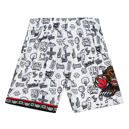 Mitchell & Ness NBA Doodle Swingman Shorts Vancouver Grizzlies 1998 Shorts
