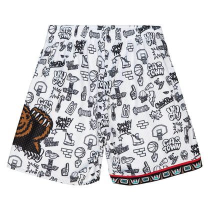 Mitchell & Ness NBA Doodle Swingman Shorts Vancouver Grizzlies 1998 Shorts