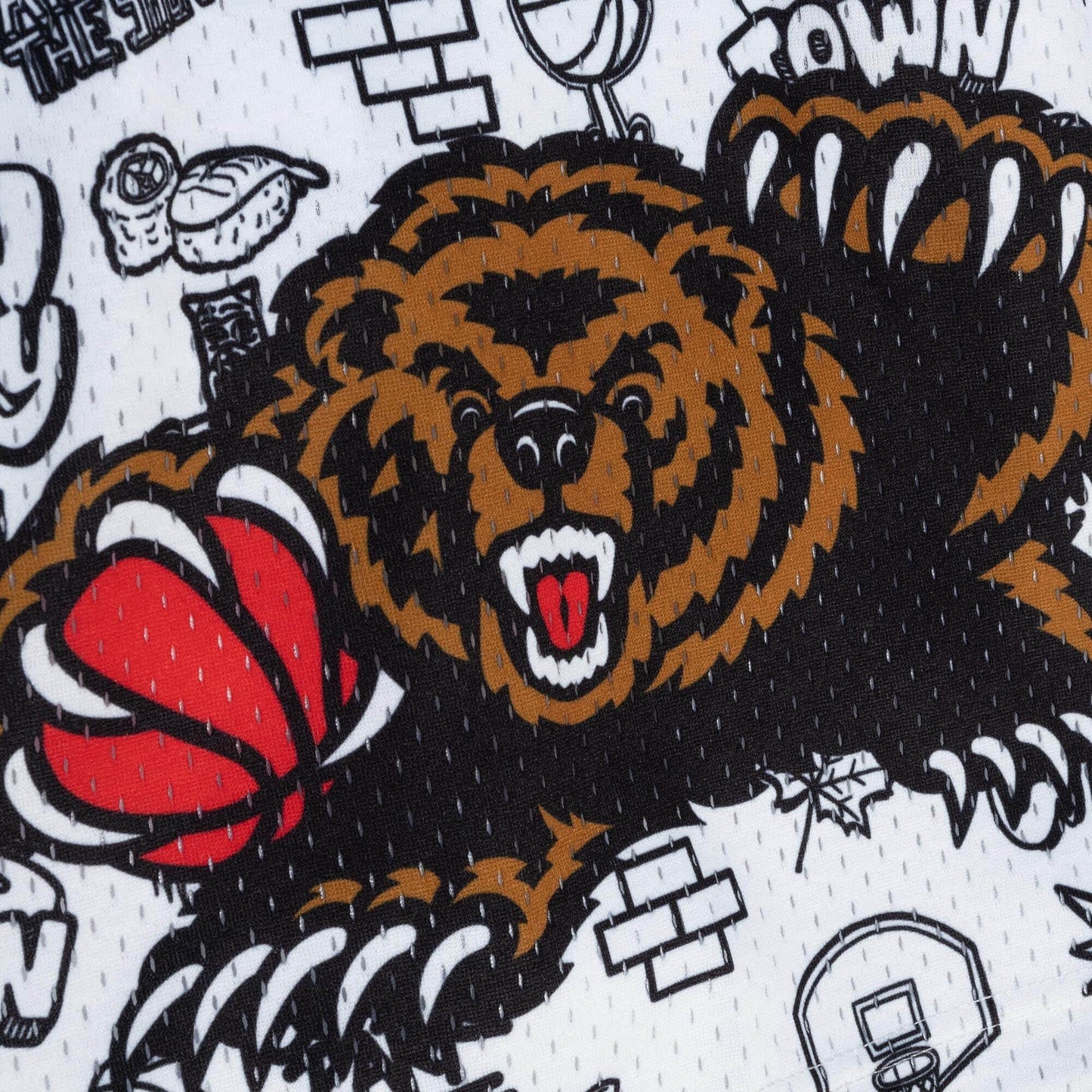 Mitchell & Ness NBA Doodle Swingman Shorts Vancouver Grizzlies 1998