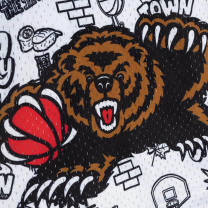 Mitchell & Ness NBA Doodle Swingman Shorts Vancouver Grizzlies 1998 Shorts