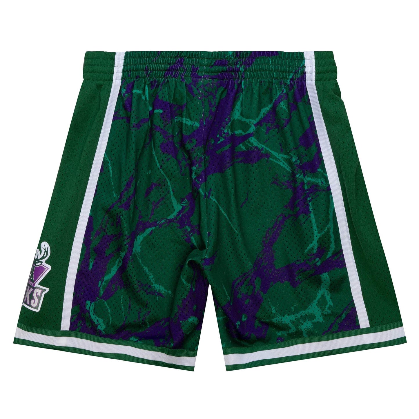 Mitchell & Ness NBA Team Marble Swingman Shorts Milwaukee Bucks 2000
