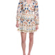 GEO FLORAL BORDER PRINT