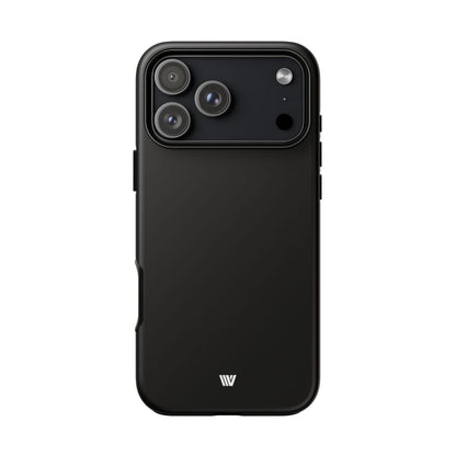 JET BLACK | Tough Phone Case