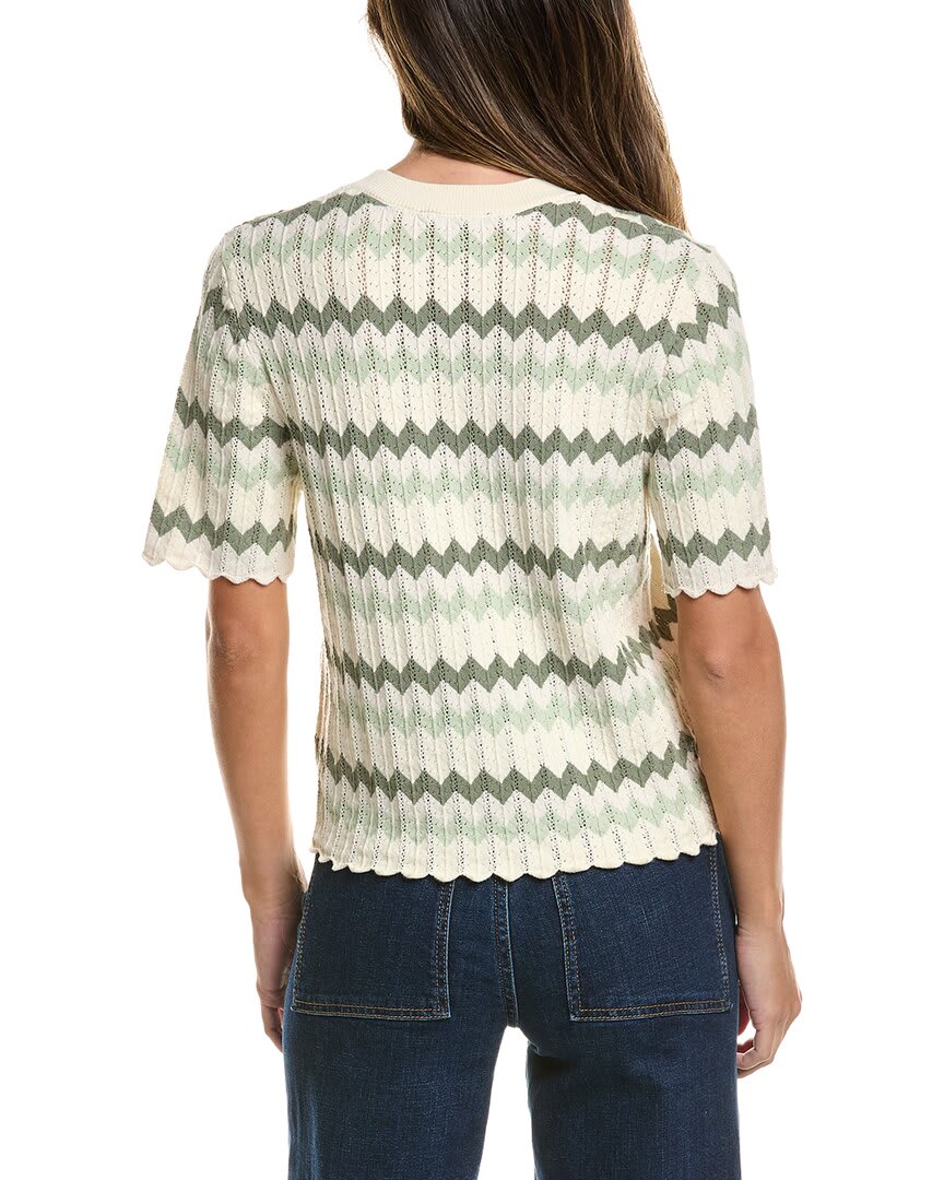 DUSTY SAGE GREEN CHEVRON AS394-