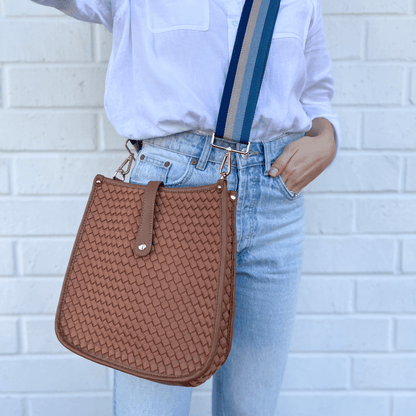 Threaded Pear Lea Woven Courier | Choose Your Strap