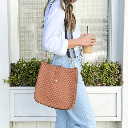 Threaded Pear Lea Woven Courier | Choose Your Strap