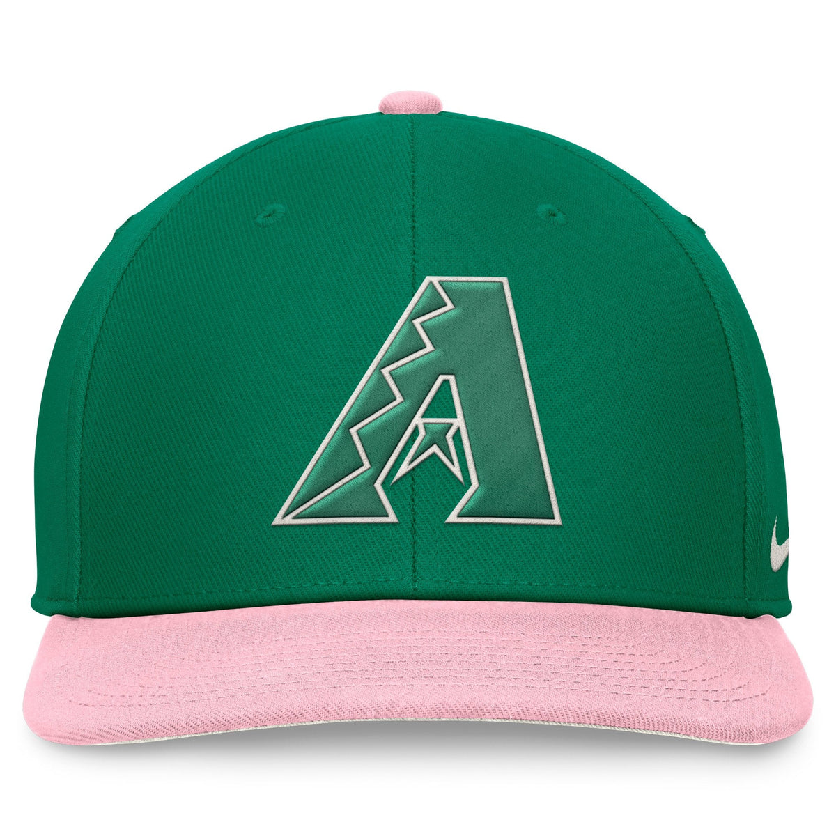Nike Men's Arizona Diamondbacks Malachite Pro Performance Snapback Hat Green Pink