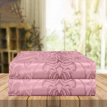 Elegant Comfort Set of 2 Penelope Jacquard Look Curtain Panels - 54" W x 84" L