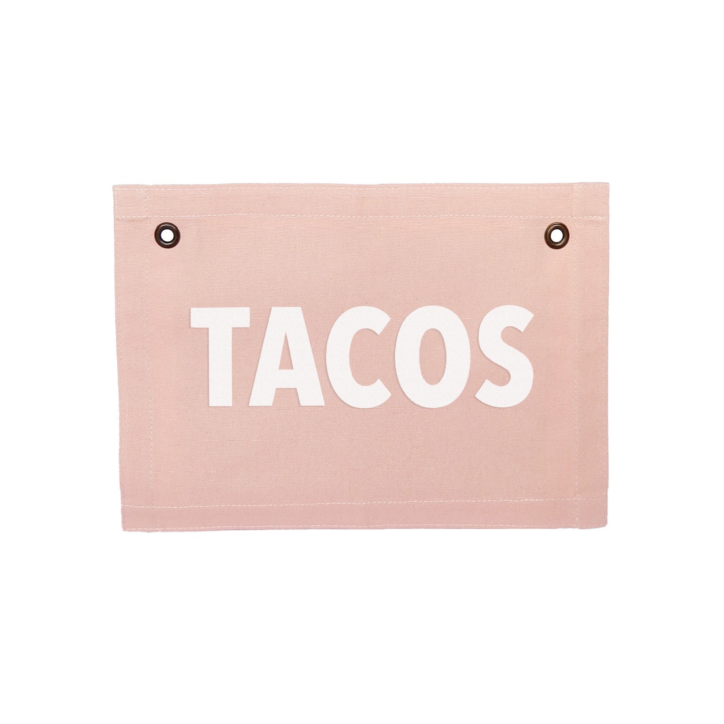 Frankie Jean Tacos Small Canvas Flag