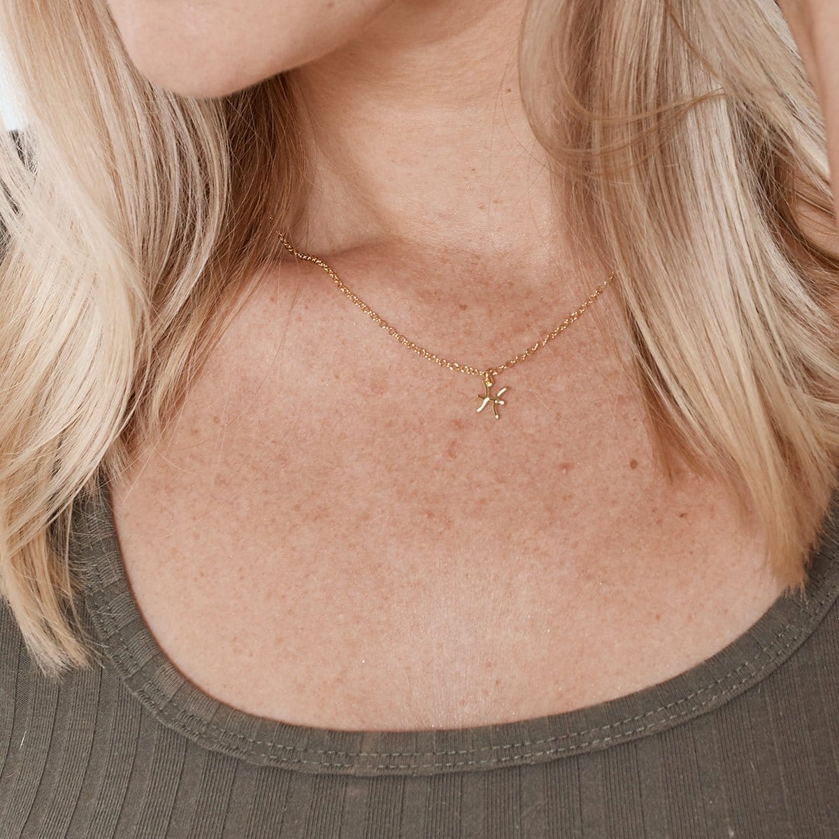 Pisces Zodiac Deity Necklace