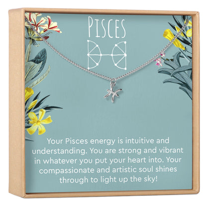 Pisces Zodiac Gift Necklace