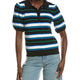 BLACK WITH GREEN BLUE AND WHIT