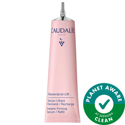 Caudalie Resveratrol Lift Instant Firming Refillable Retinol Alternative Serum - Anti-Aging Face Serum for Fine Lines & Wrinkles, Vegan Skincare