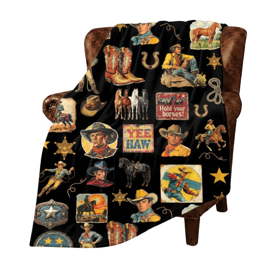 Vintage Cowboy Collage-