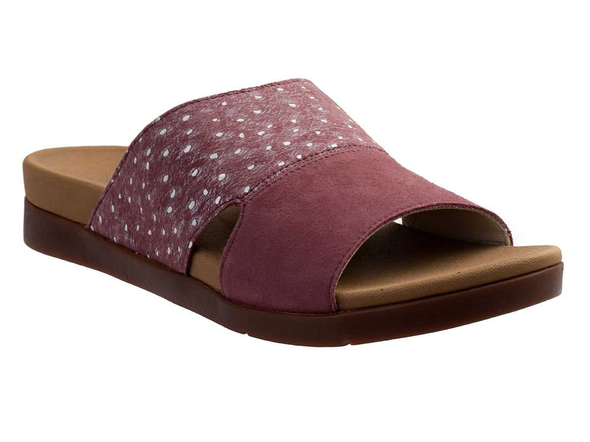 Burgundy Ostrich -