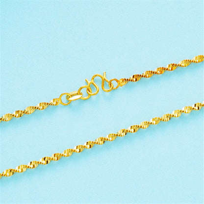 Goldtone Flower Statement Necklace