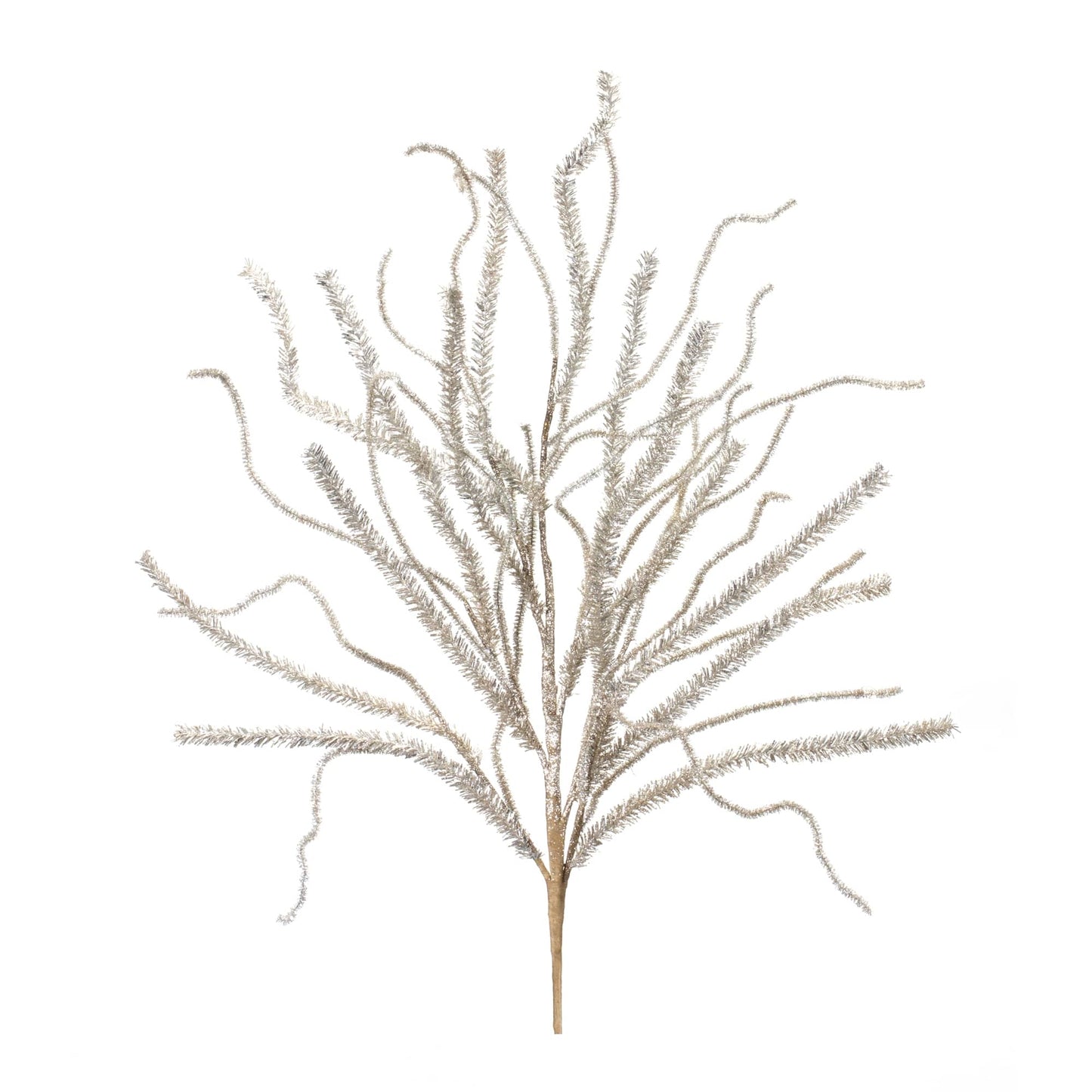 Melrose International Glittered Pine Tinsel Branch (Set of 2)