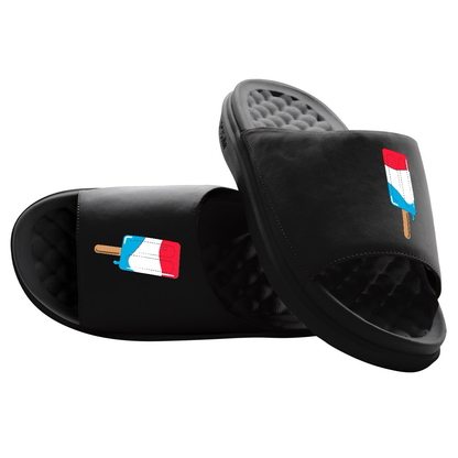 Red White and Blue Popsical Motive Slide Sandals