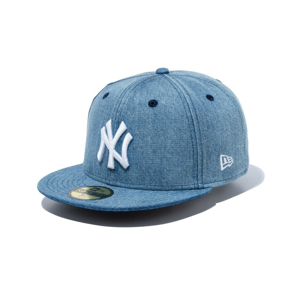 New Era New York Yankees Color Pack 59FIFTY Men's Fitted Hat — Denim Blue