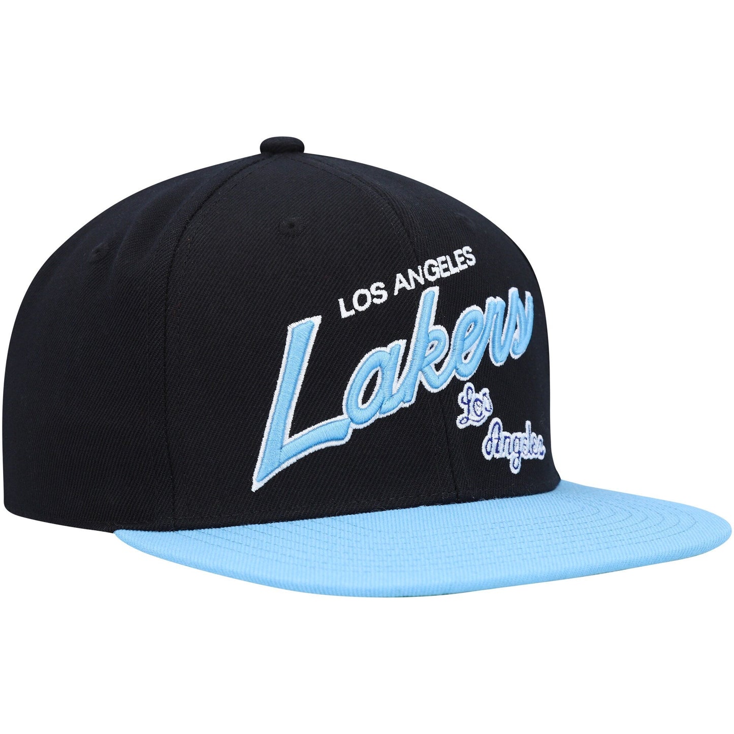 Mitchell & Ness Men's NBA Team Script 2.0 Fitted Hwc Lakers Fitted Caps