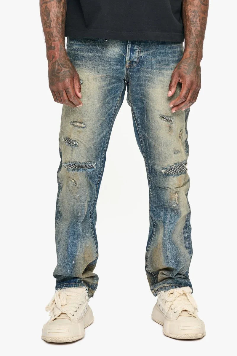 Valabasas Pox Straight Leg Jeans - Dirty Vintage Wash