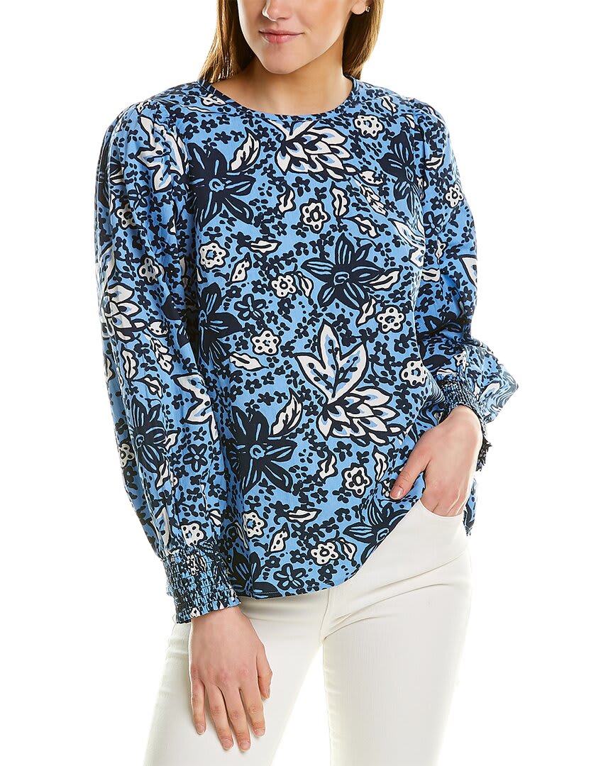 BLFLO-BLUE FLORAL PRINT-