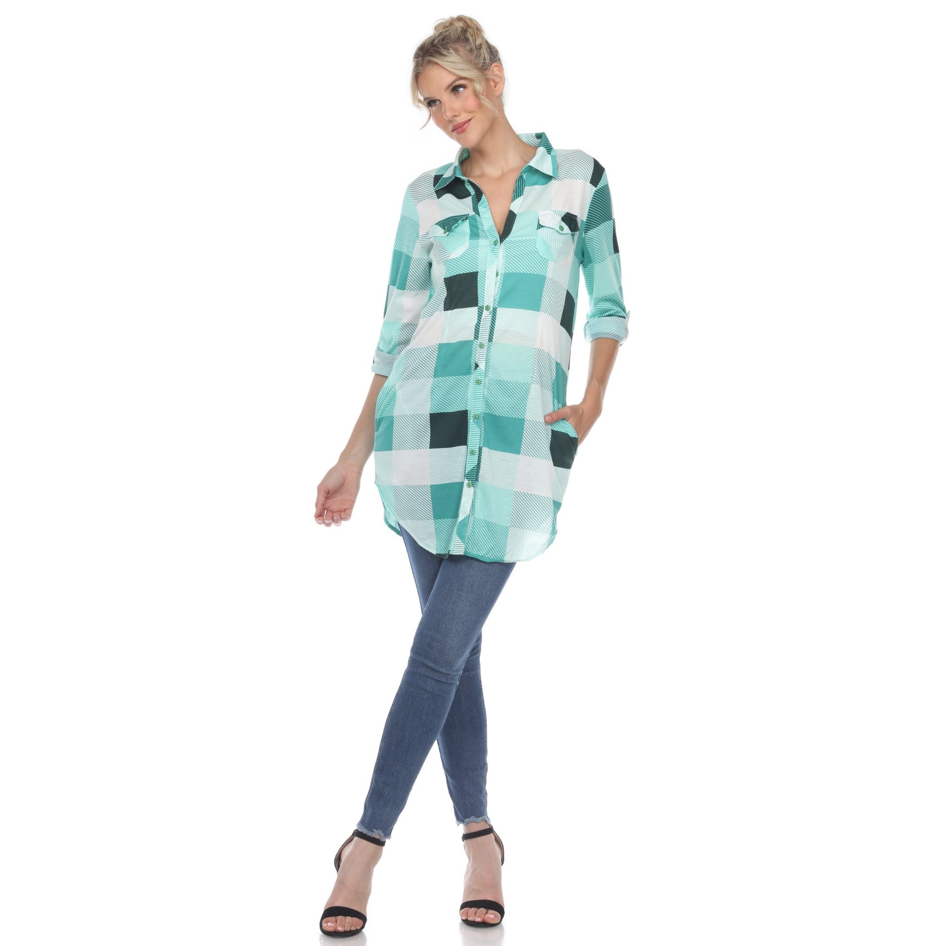 Green White-