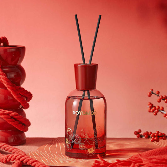 SOYAMOO Rosy Spring Glow Fortune Serpent Reed Diffuser – 330ml