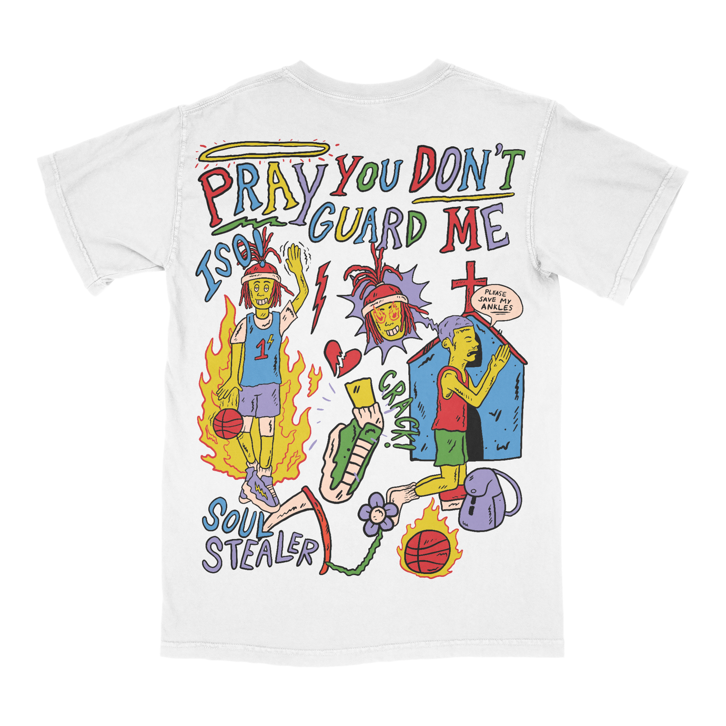 Pray You Don't Guard Me Limited Edition Graphic T-Shirt