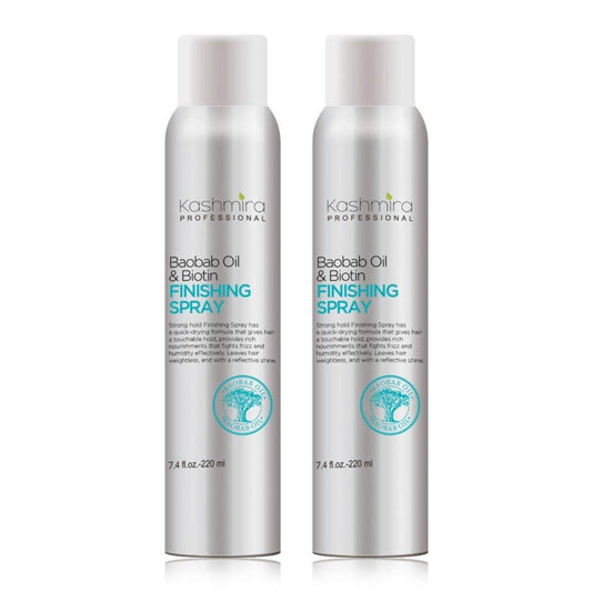 Kashmira Professional Baobab Oil & Biotin Professional Long-Lasting Finishing Spray - 2-Pack